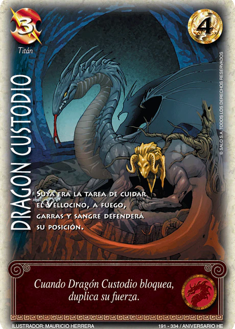 Dragón Custodio (HELENICA ANIV - Cortesana)