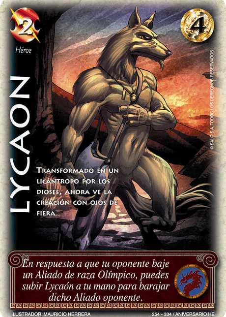 Lycaon (HELENICA ANIV - Vasalla)
