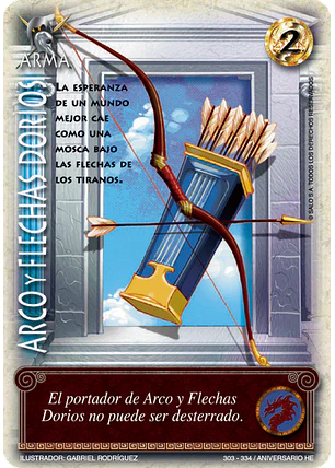 Arco y Flechas Dorios (HELENICA ANIV - Vasalla)