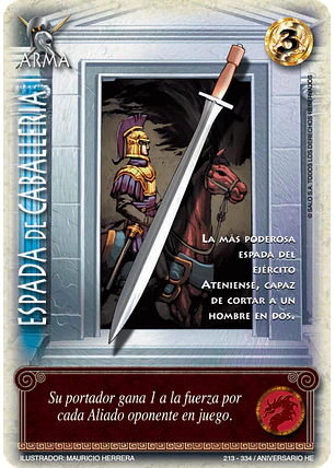 Espada de Caballería (HELENICA ANIV - Cortesana)