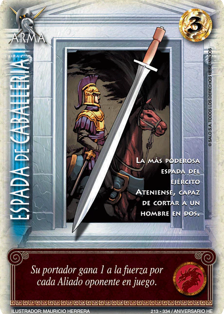 Espada de Caballería (HELENICA ANIV - Cortesana)