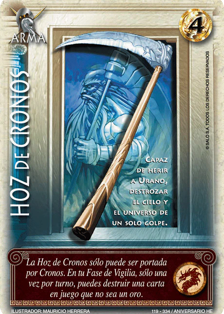 Hoz de Cronos (Helénica Aniv - Real)