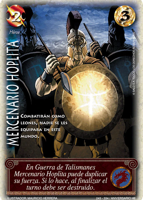 Mercenario Hoplita (HELENICA ANIV - Vasalla)