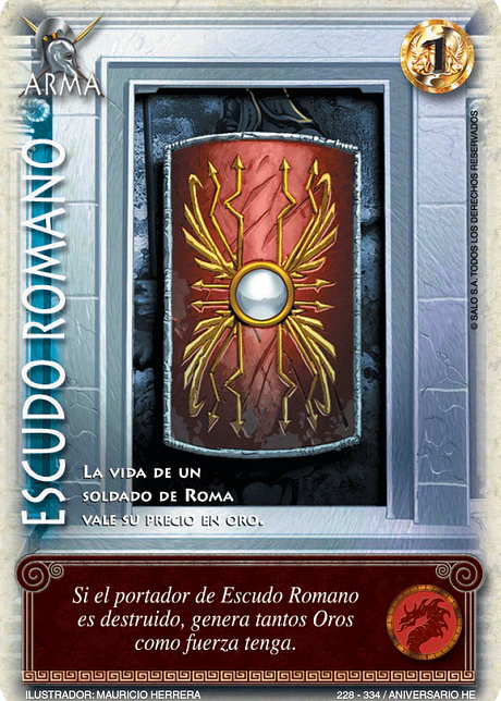 Escudo Romano (HELENICA ANIV - Cortesana)