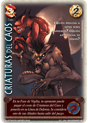 Criaturas del Caos (HELENICA ANIV - Vasalla)