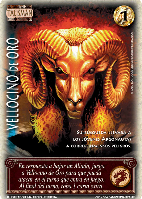 Vellocino de Oro (Helénica Aniv - Real)
