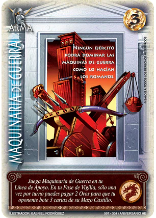Maquinaria de Guerra (Helénica Aniv - Real)
