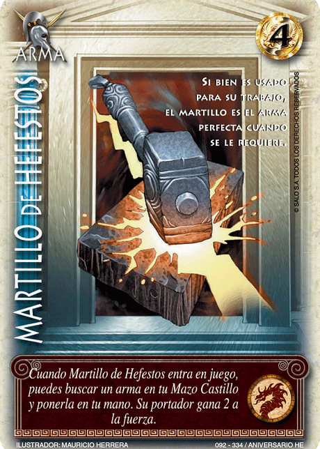 Martillo de Hefestos (Helénica Aniv - Real)