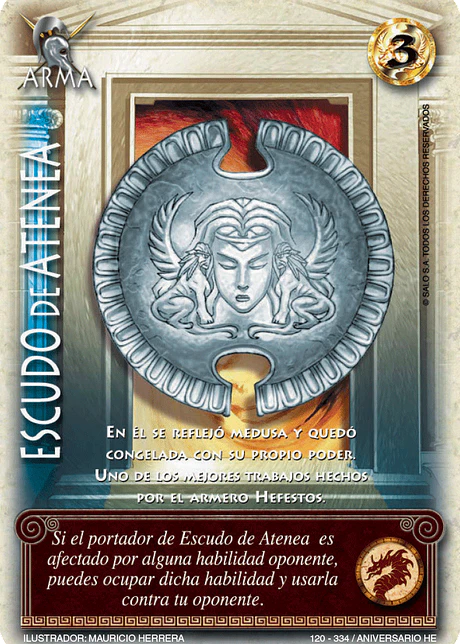 Escudo de Atenea (Helénica Aniv - Real)