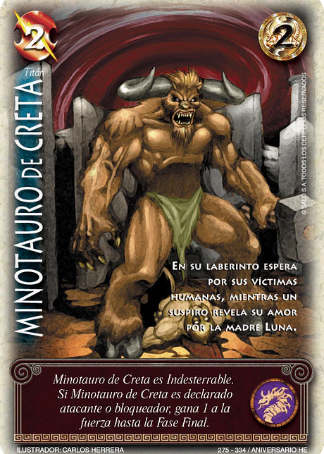 Minotauro de Creta  (Helénica Aniv - Rework)