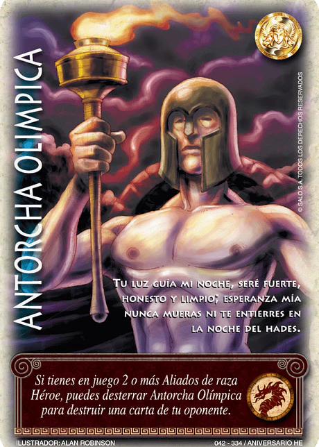 Antorcha Olímpica (Helénica Aniv - MR)