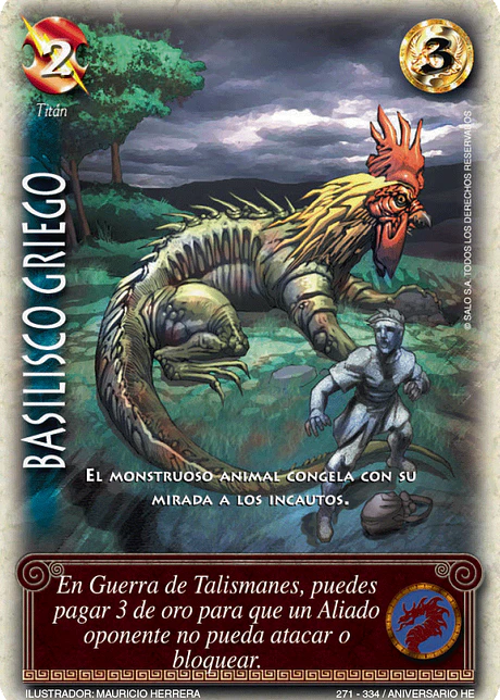 Basilisco Griego (HELENICA ANIV - Vasalla)