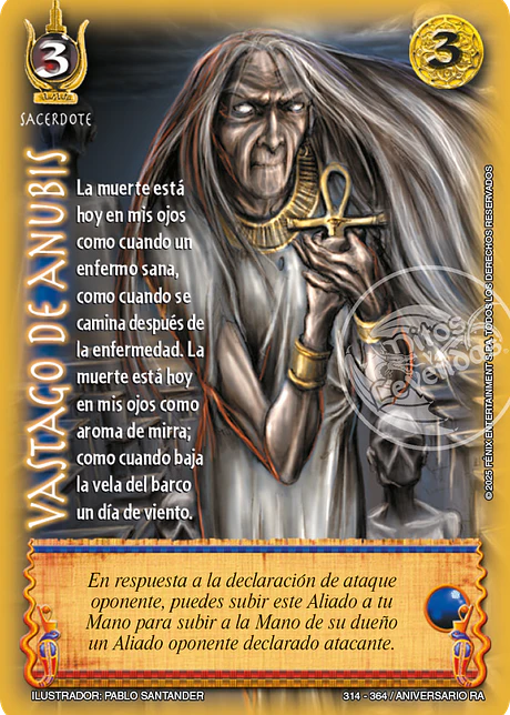 Vastago de Anubis (Aniversario de Ra - Vasalla)