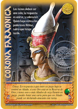 Corona Faraonica (Aniversario de Ra - Vasalla)