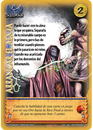 Arrancar el alma (Aniversario de Ra - Cortesana)