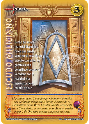 Escudo Miliciano (Rework) (Aniversario de Ra - Cortesana)