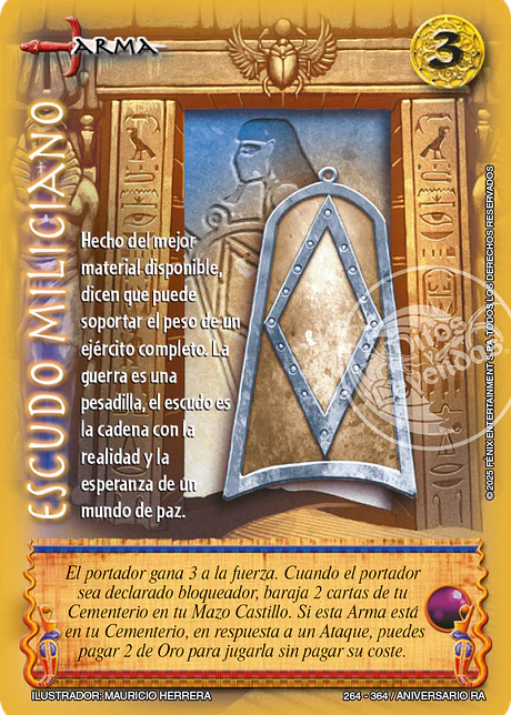 Escudo Miliciano (Rework) (Aniversario de Ra - Cortesana)