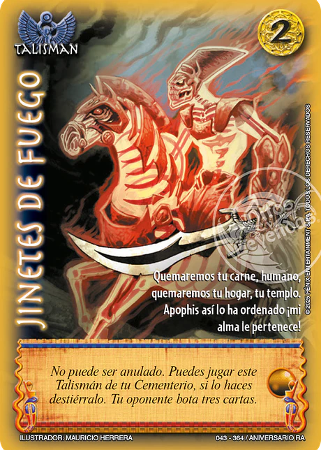 Jinetes de fuego (Aniversario de Ra - Mega Real)