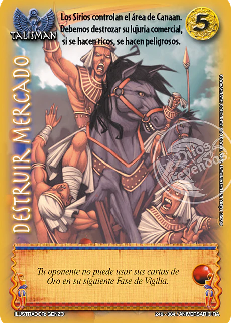 Destruir mercado (Aniversario de Ra - Cortesana)