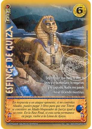 Esfinge de Guiza (Aniversario de Ra - Vasalla)