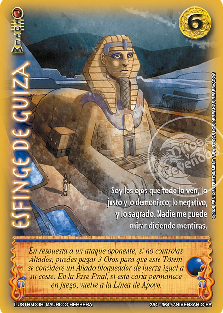 Esfinge de Guiza (Aniversario de Ra - Vasalla)