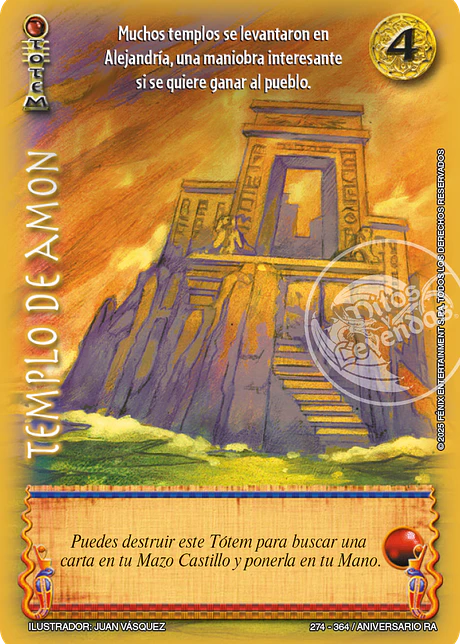 Templo de Amon (Aniversario de Ra - Cortesana)