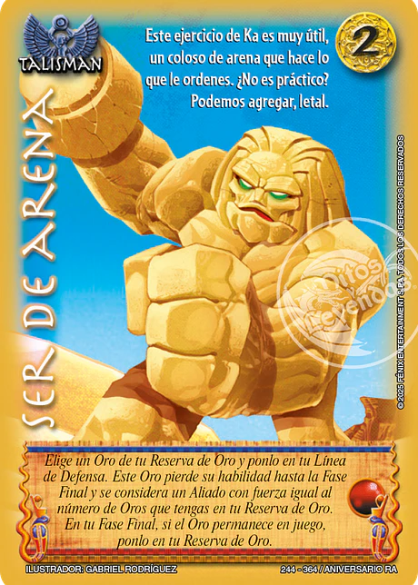 Ser de arena (Aniversario de Ra - Cortesana)