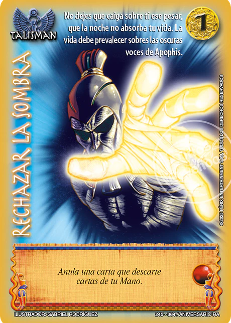 Rechazar la sombra (Aniversario de Ra - Cortesana)