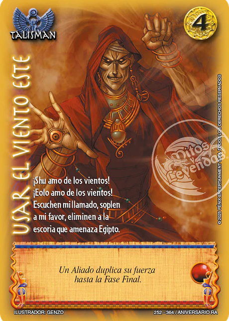 Usar el viento este (Aniversario de Ra - Cortesana)