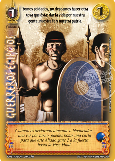Guerreros egipcios (Aniversario de Ra - Vasalla)