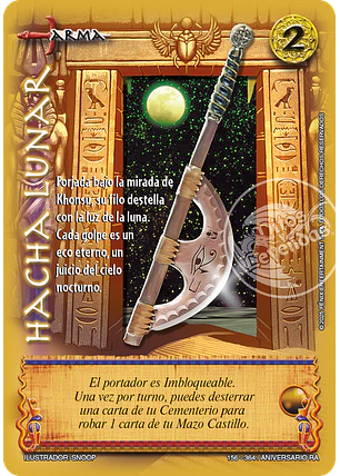 Hacha lunar (Aniversario de Ra - Real)