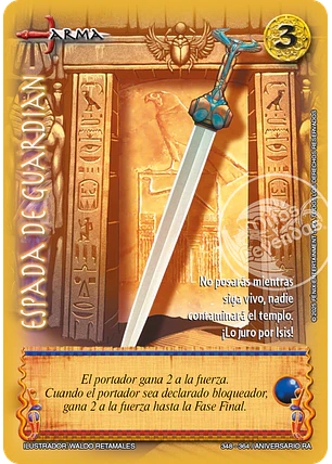 Espada de guardian (Aniversario de Ra - Vasalla)