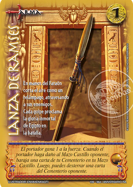 Lanza de Ramses (Aniversario de Ra - Real)