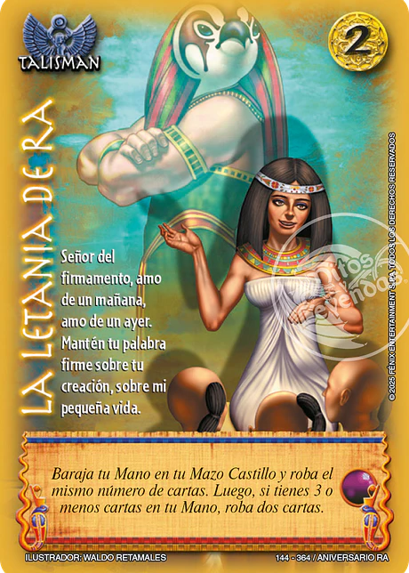 La letanía de Ra (Rework) (Aniversario de Ra - Real)