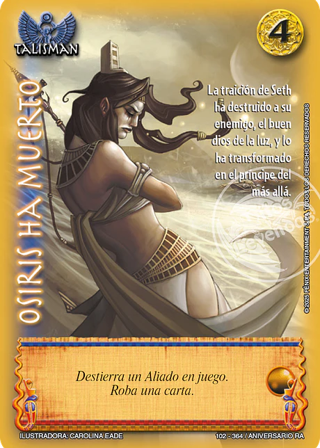 Osiris ha muerto (Aniversario de Ra - Real)