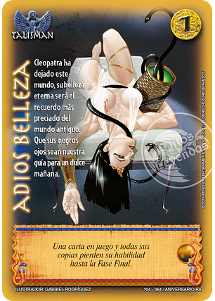 Adiós belleza (Aniversario de Ra - Real)