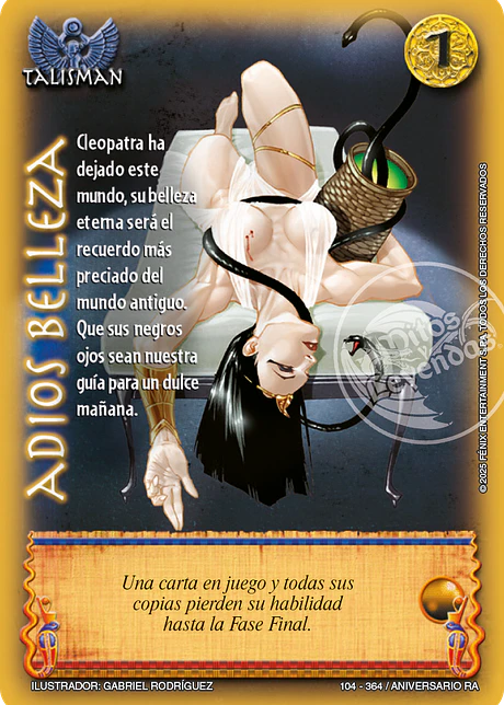 Adiós belleza (Aniversario de Ra - Real)