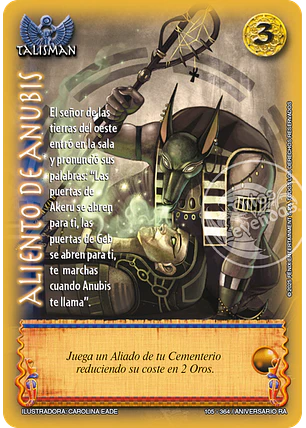 Aliento de Anubis (Aniversario de Ra - Real)
