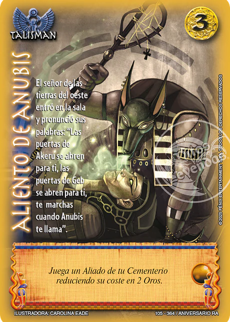 Aliento de Anubis (Aniversario de Ra - Real)