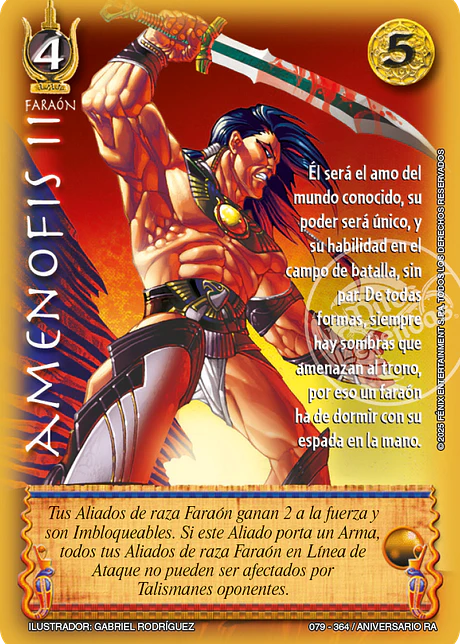Amenofis II (Aniversario de Ra - Real)