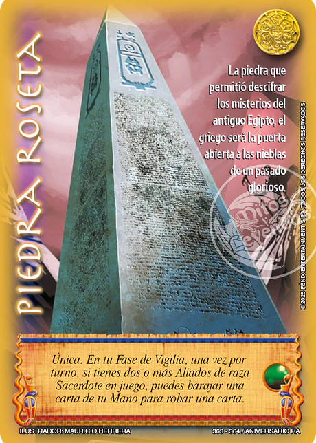 Piedra Roseta (Aniversario de Ra - Vasalla)