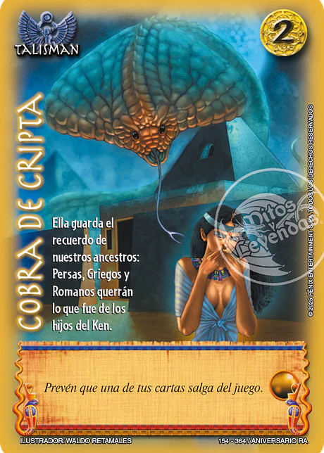 Cobra de cripta (Aniversario de Ra - Real)