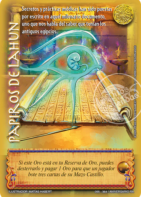 Papiros de Lahún (Aniversario de Ra - Mega Real)