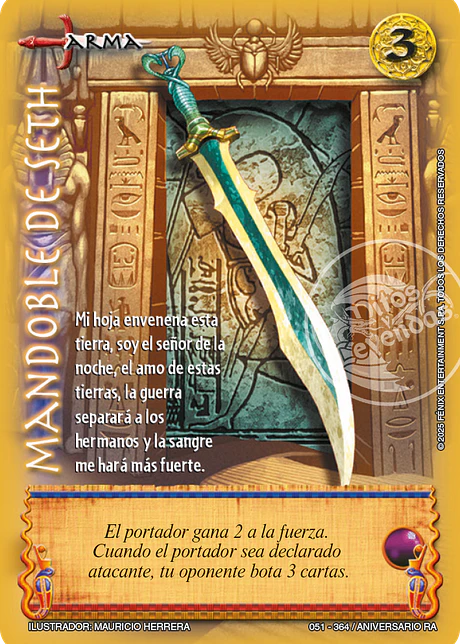 Mandoble de Seth (Aniversario de Ra - Mega Real)