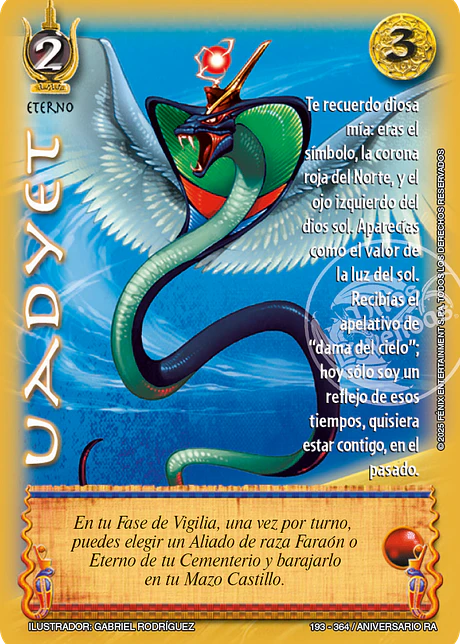 Uadyet (Aniversario de Ra - Cortesana)