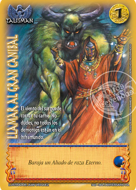 Llamar al gran caníbal (Aniversario de Ra - Vasalla)