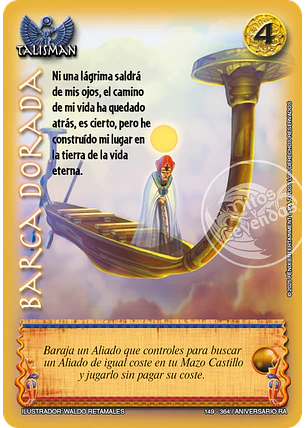 Barca dorada (Aniversario de Ra - Real)