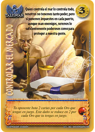 Controlar el mercado (Aniversario de Ra - Cortesana)