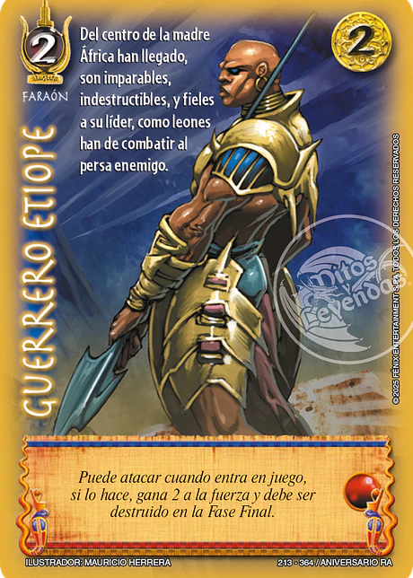 Guerrero Etiope (Aniversario de Ra - Cortesana)