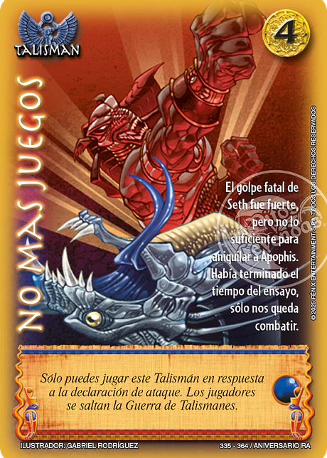 No mas juegos (Aniversario de Ra - Vasalla)
